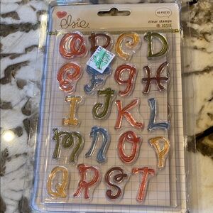 Elsie Clear Alphabet Stamps